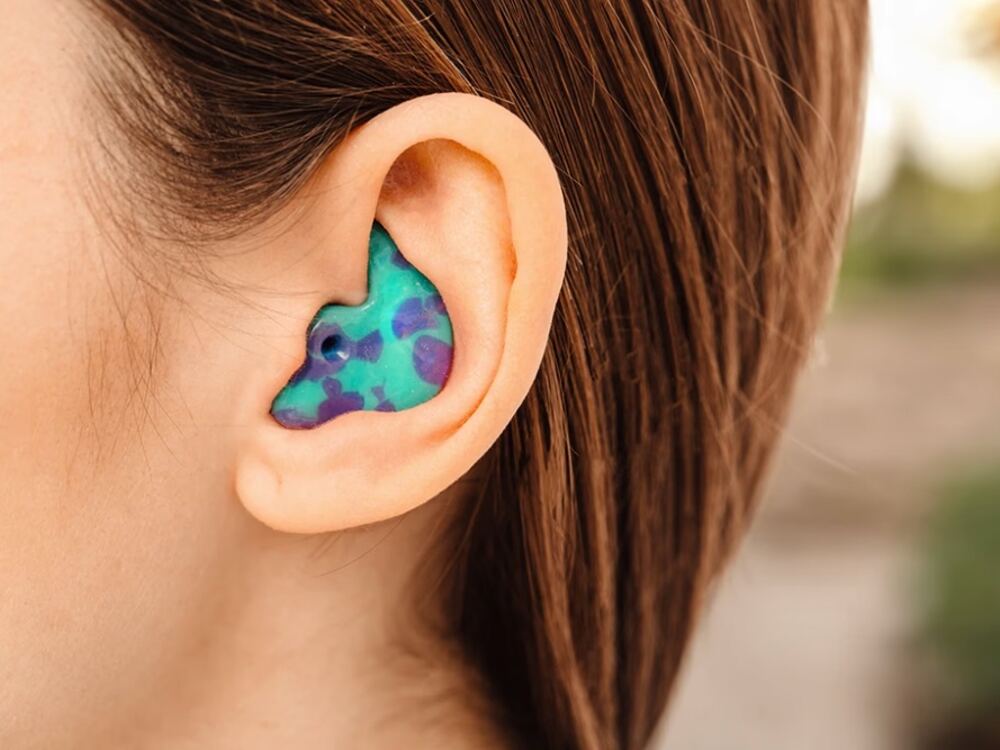Custom earmolds fit by Dr. Nora Fuchs at AUDIO-LOGIC, PC in Columbus, NE